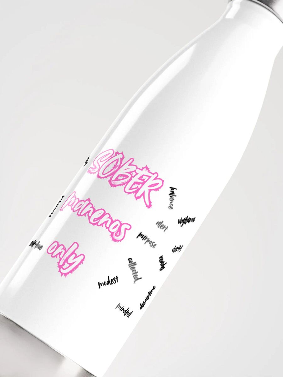 SOBER Manenos Only Stainless Steel Water Bottle product image (3)