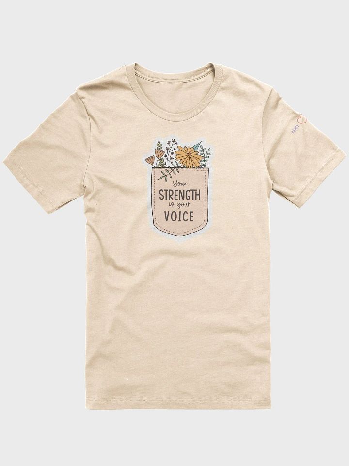 "Your Strength Is Your Voice" Unisex Tee product image (1)