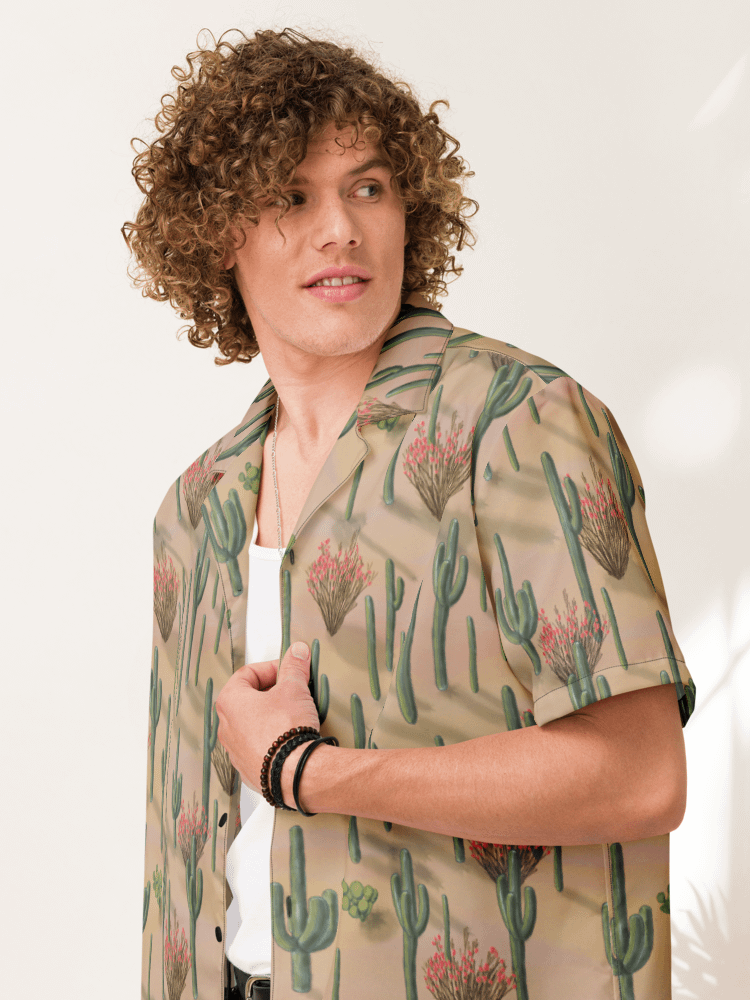 Saguaro Cactus Oversized Button-Down Shirt product image (9)
