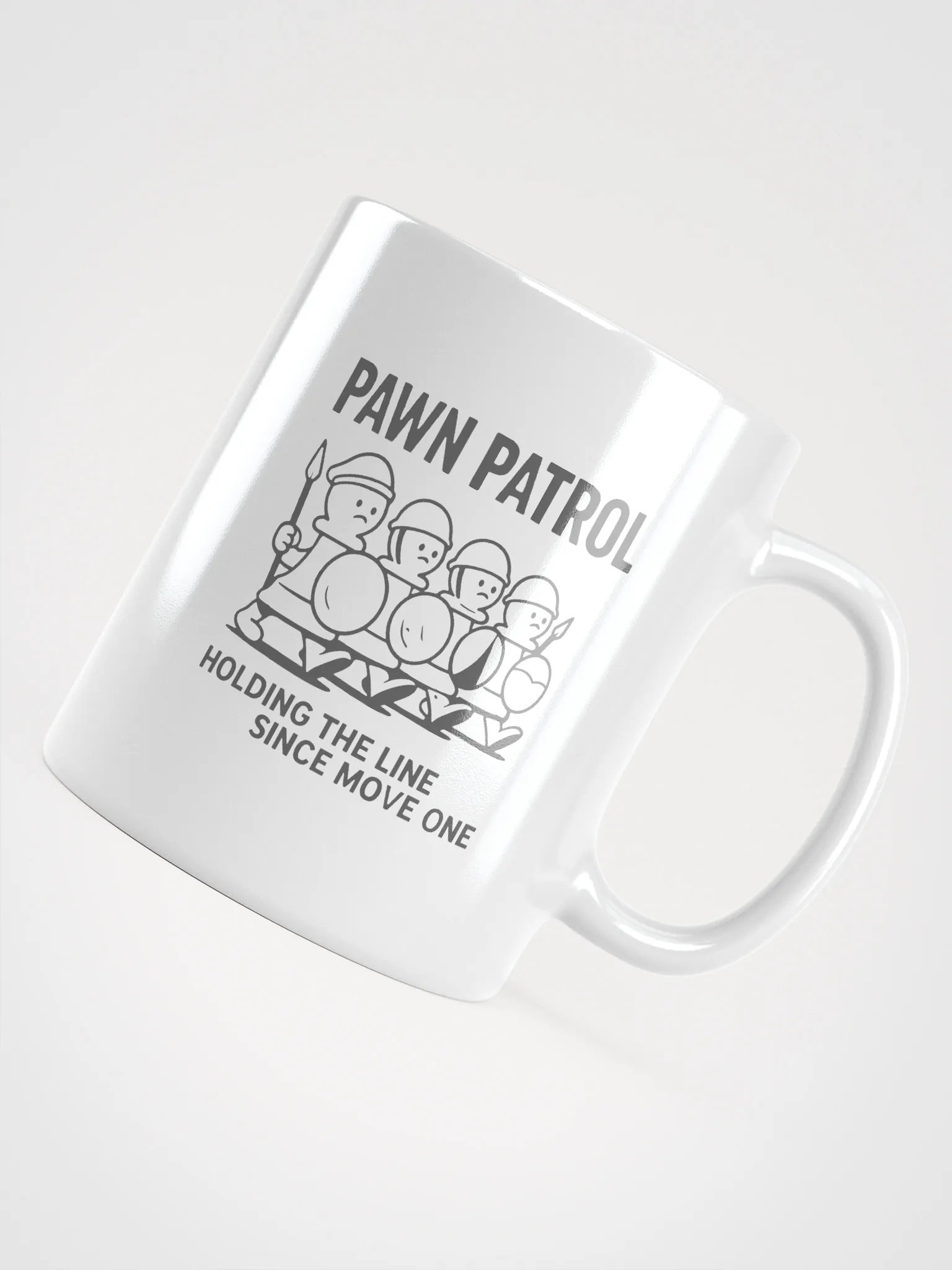 Pawn Patrol - White Glossy Mug product image (4)