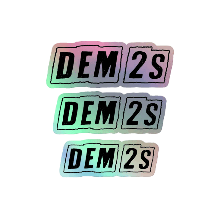 DEM 2s | 2025 HOLOGRAPHIC STICKER SET product image (1)