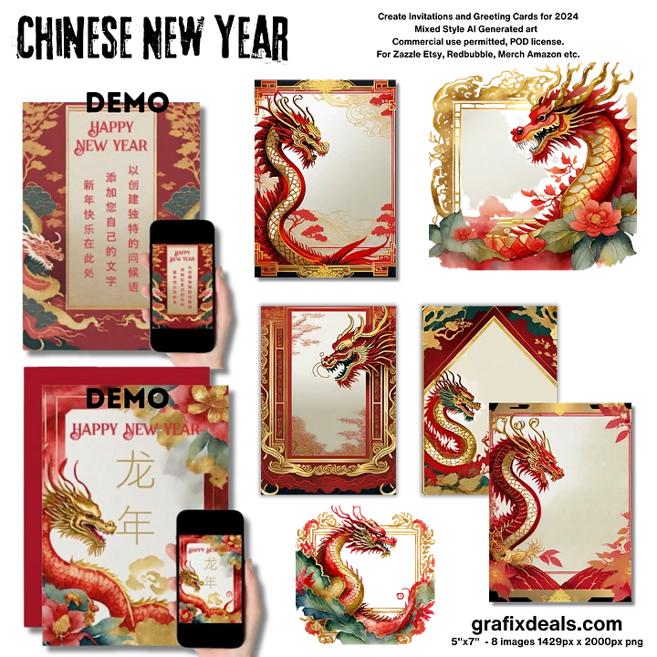 Chinese New Year of the Dragon 2024 product image (2)