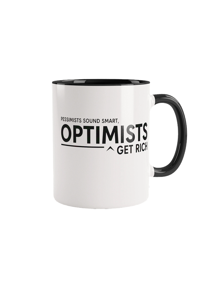 Optimists Get Rich Mug — For the Builders Who Bet on Themselves product image (1)