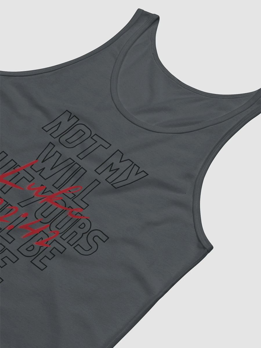 Luke 22:42 Tank (Black Design) (Unisex) product image (6)