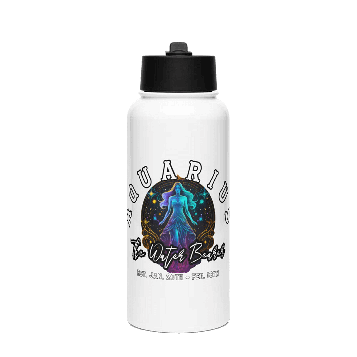 Aquarius - Zodiac Sports Stainless Steel Water Bottle product image (1)
