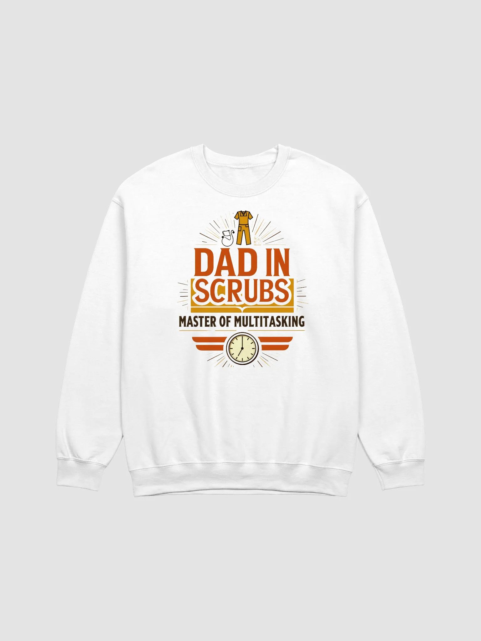 Dad in Scrubs Master of Multitasking Crewneck Sweatshirt product image (1)