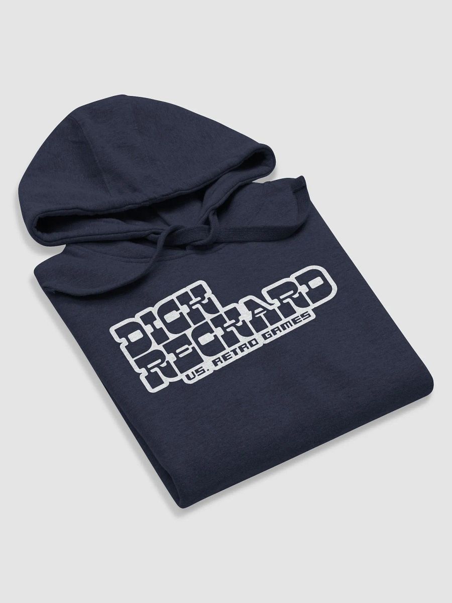 Dick Reckard vs Retro Games MonoWhite Logo Unisex Hoodie product image (6)