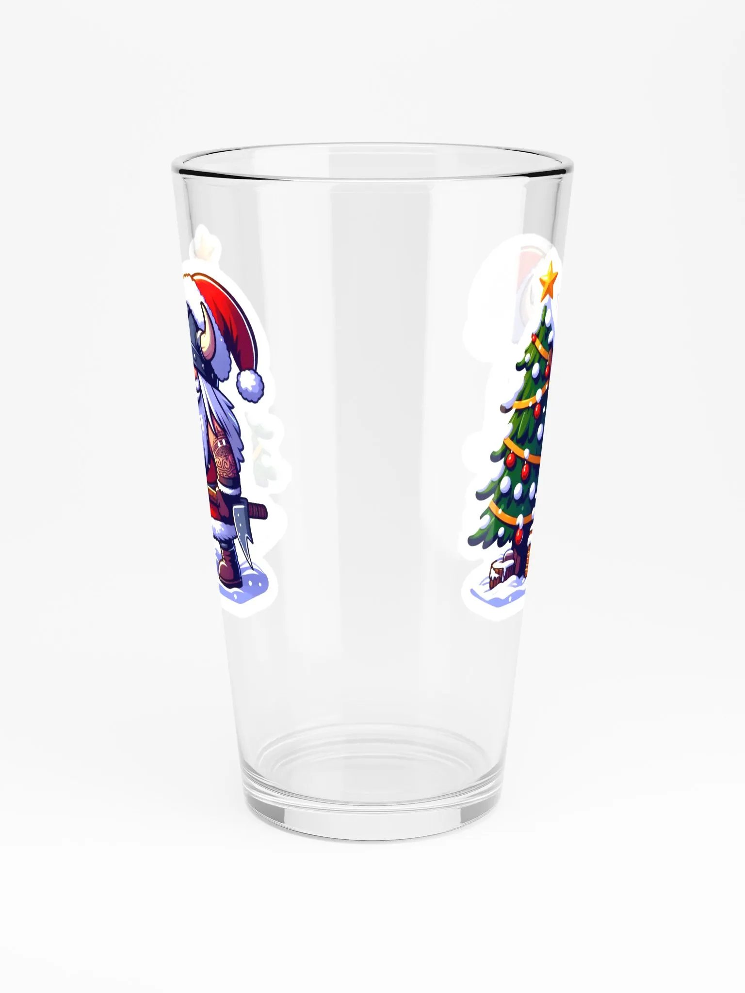 Axe Christmas Tree Pint Glass product image (3)