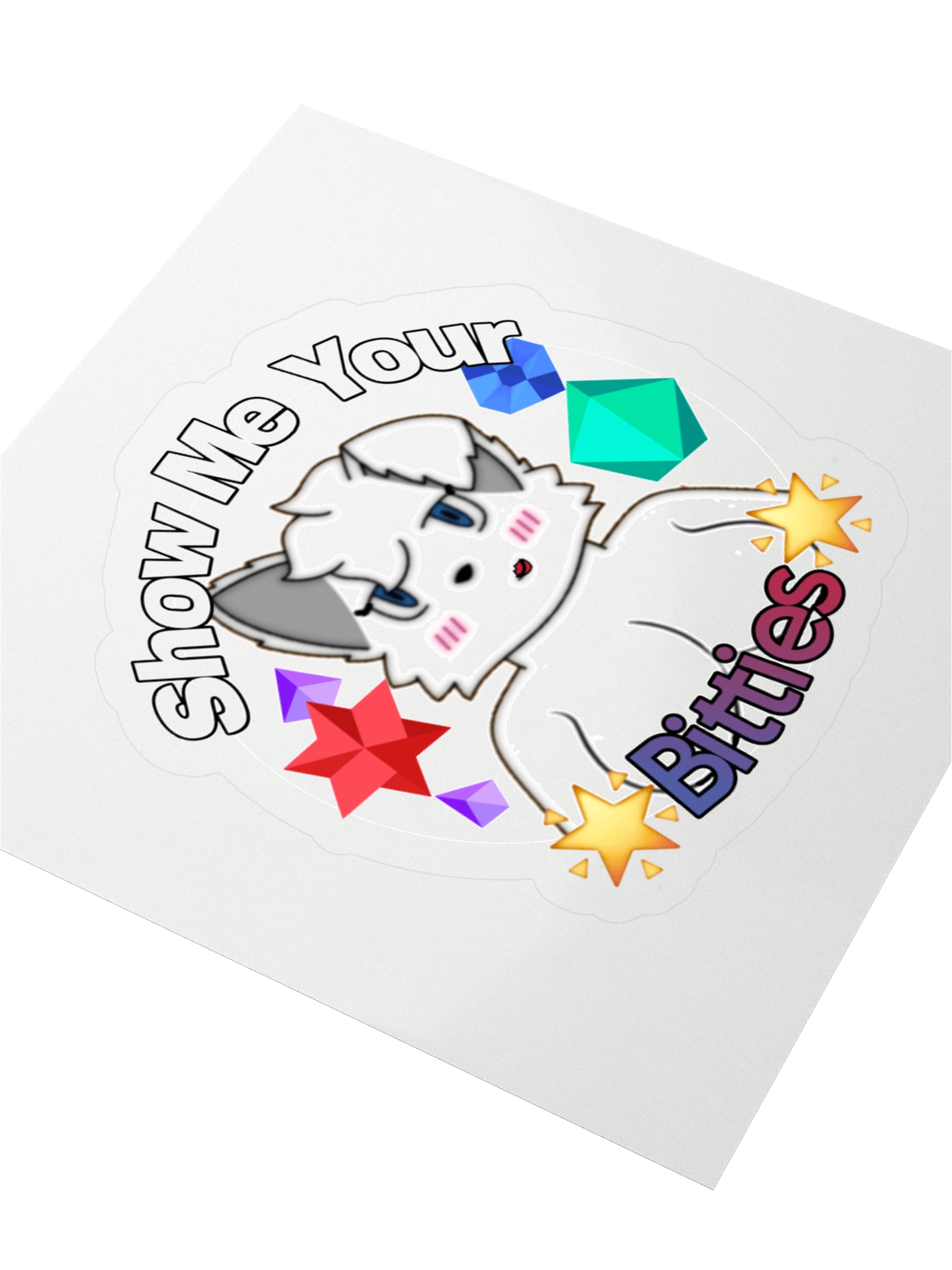 Show Me Your Bitties Sticker product image (8)