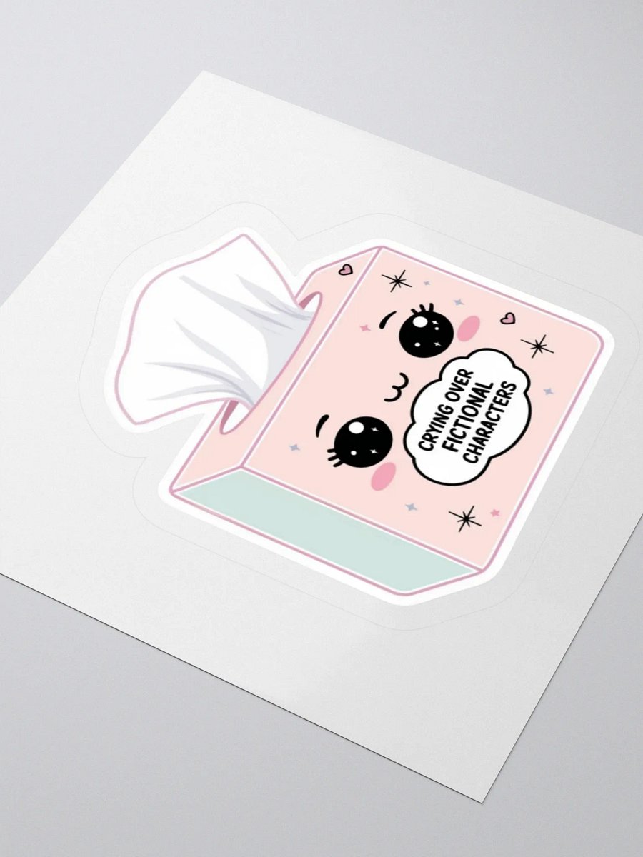 Crying Over Fictional Characters Sticker product image (9)