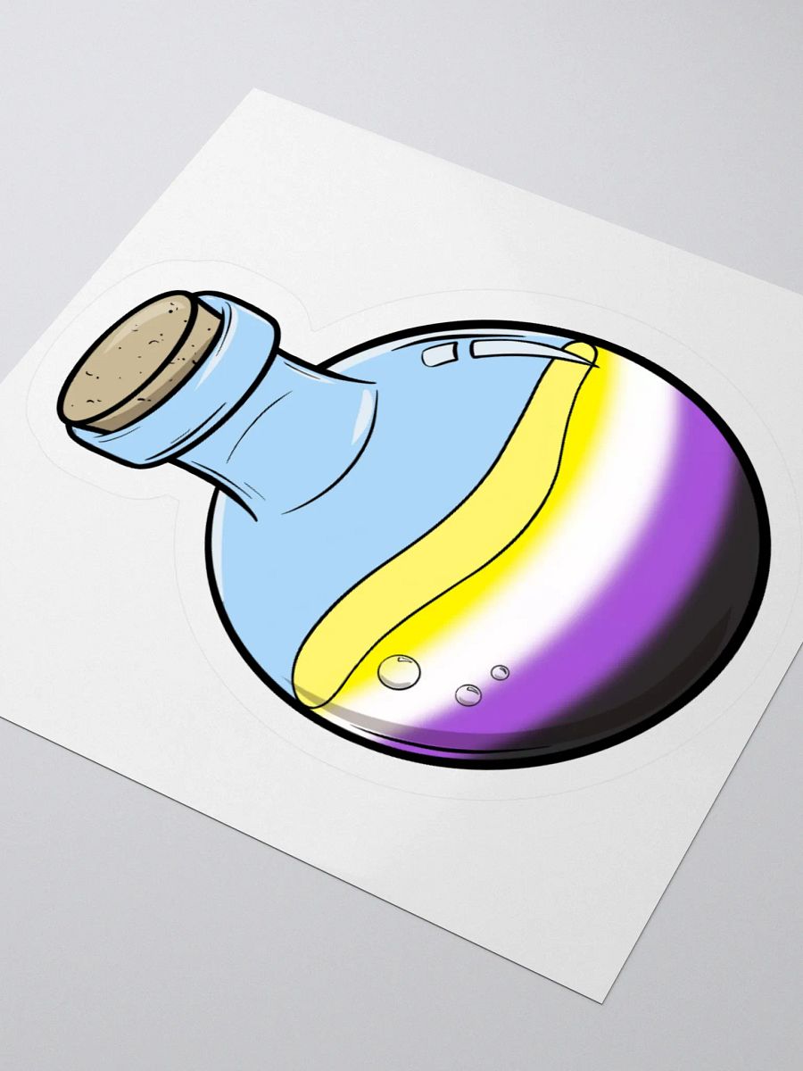 Non-Binary Pride Potion | 3" Sticker product image (3)