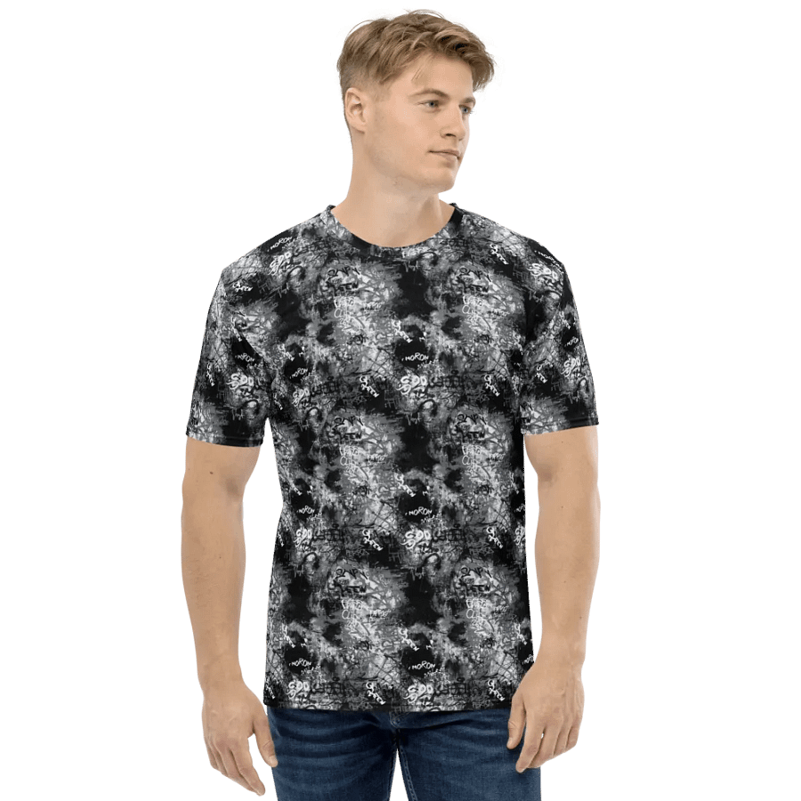 Black and White Graffiti | Crew Neck T-Shirt product image (1)
