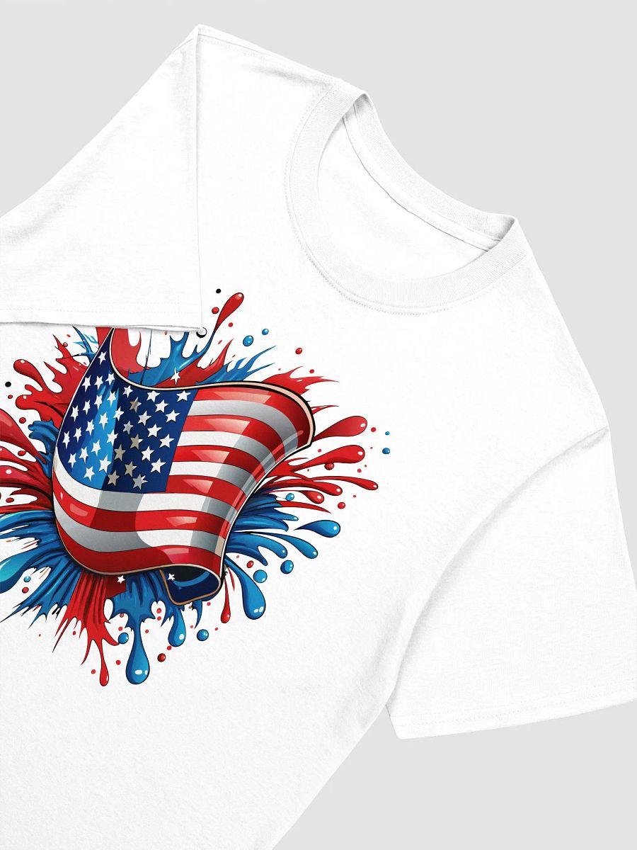 Patriotic American Splash Unisex T-Shirt product image (4)