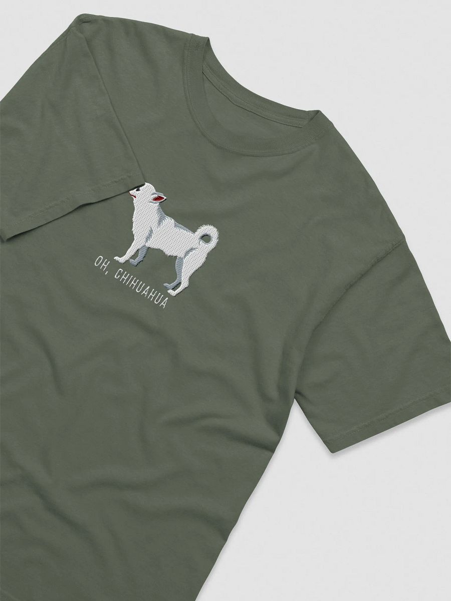 Oh, Chihuahua T-Shirt(Embroidered) of a Chihuahua(White) product image (27)