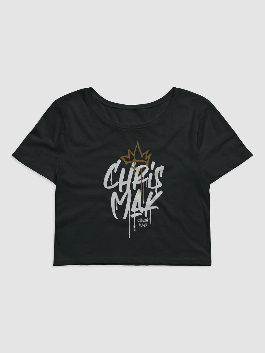 Chaos King Crop top in Black product image (1)