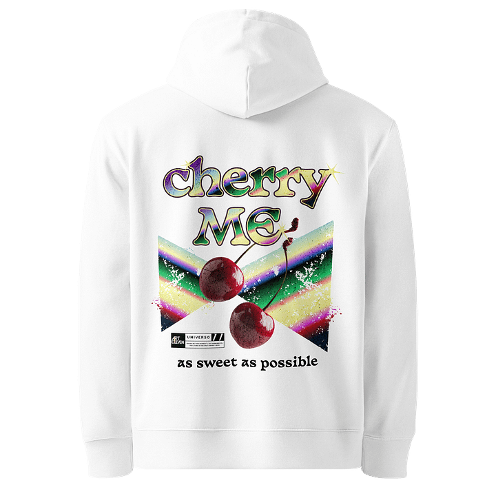 "Cherry Me" Hoodie: Cozy Sweetness. Bold Comfort. 🍒🍭 product image (2)