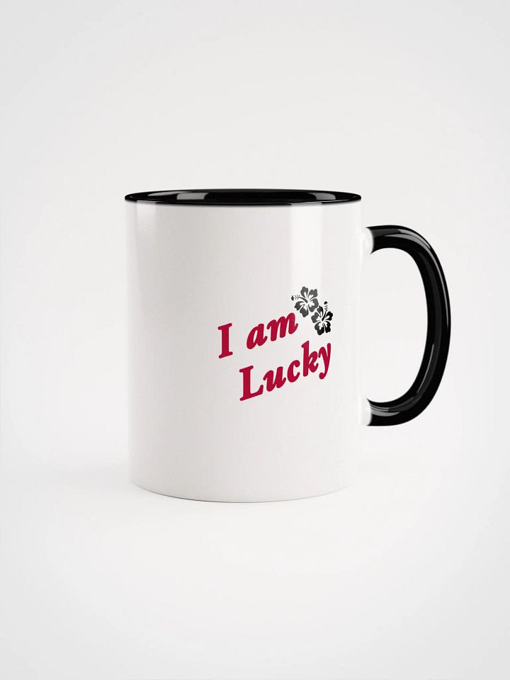 I am Lucky Hibiscus Ceramic Mug product image (1)