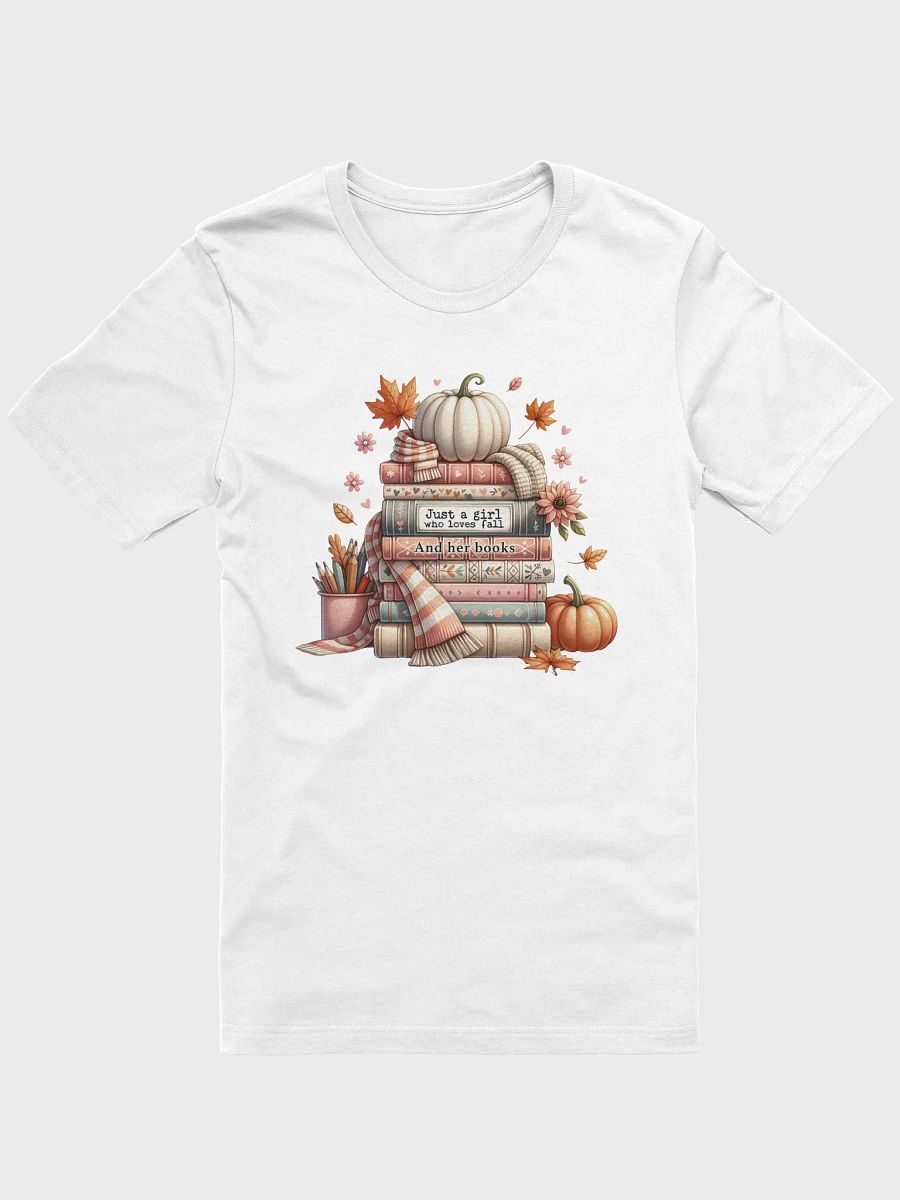 Just A Girl Who Loves Fall And Her Books T shirt product image (73)