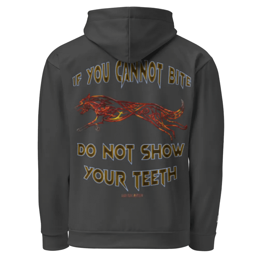 If You Cannot Bite Gray- Premium Adult Unisex All Over Print Hoodie product image (1)