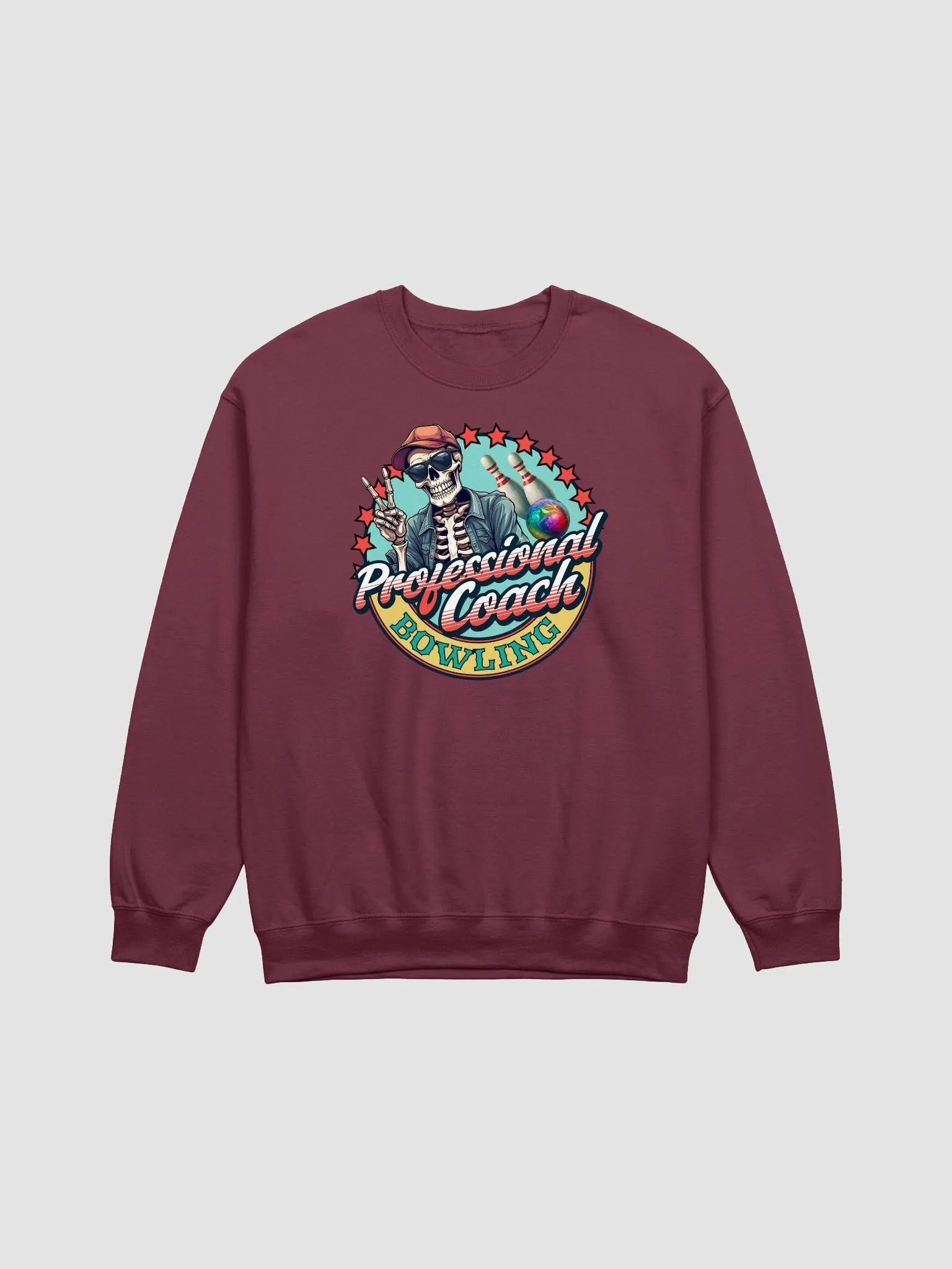 Professional Coach Bowling Skeleton Sweatshirt product image (9)