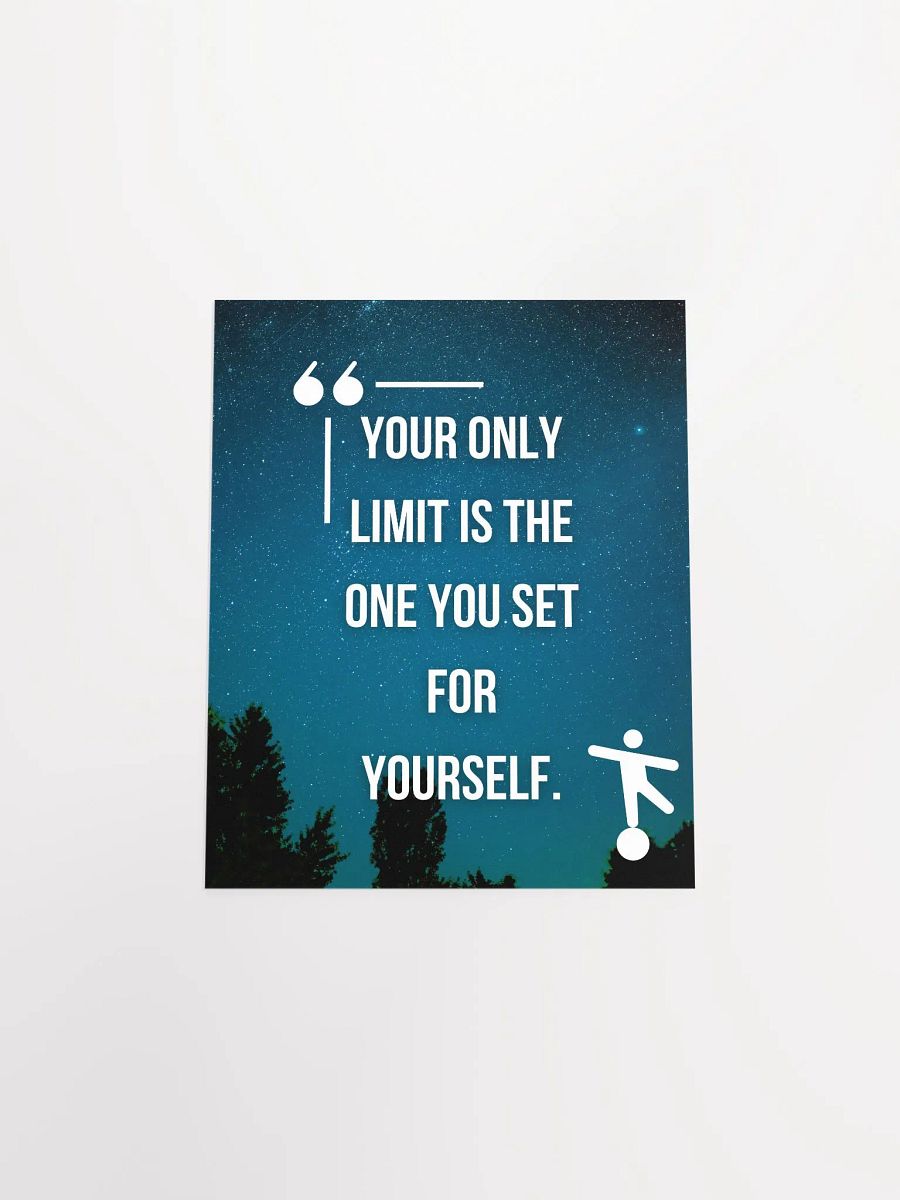 Only Limit Sustainable Poster product image (6)