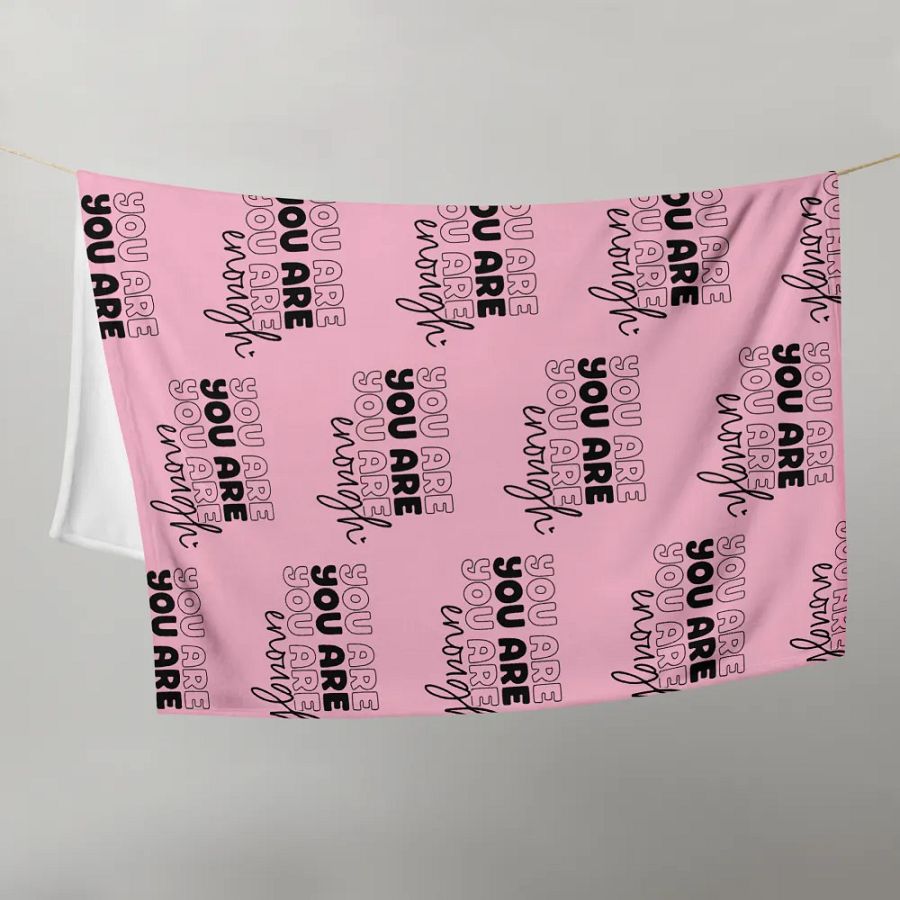 You Are Enough Blanket product image (9)