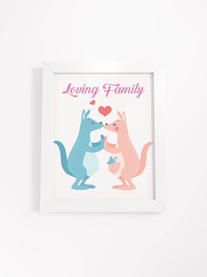 Loving Family Kangaroo Framed Poster product image (4)