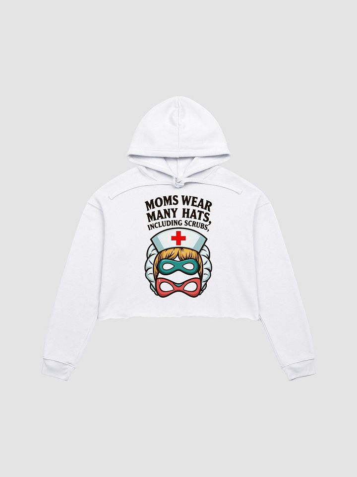 Cozy Chic: Bella+Canvas Fleece Crop Hoodie product image (2)