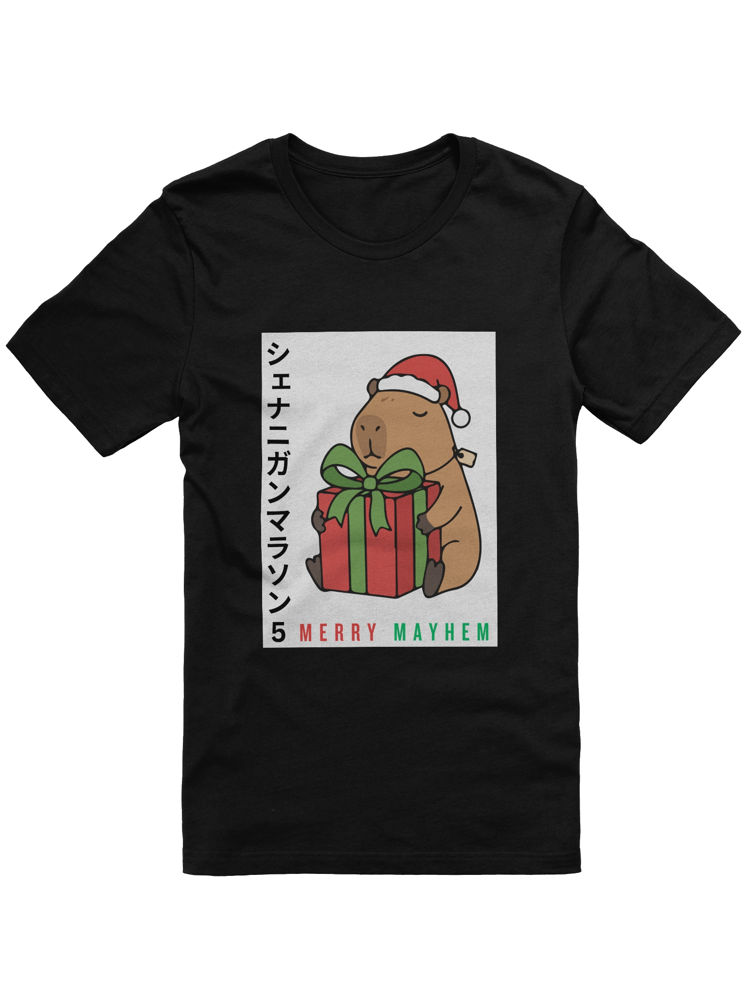 Merry Mayhem Capybara Tee product image (1)