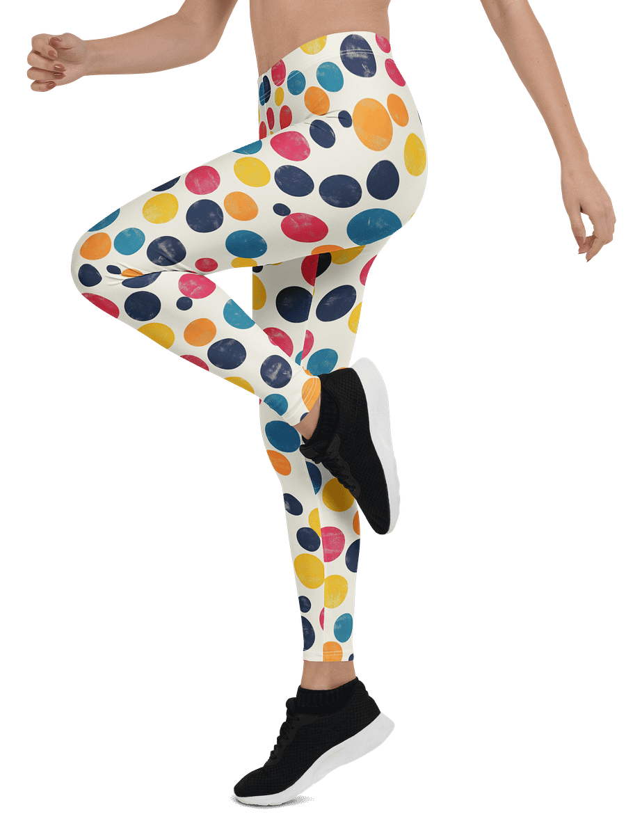 Polka Dot Illusion Vintage Retro Leggings product image (4)