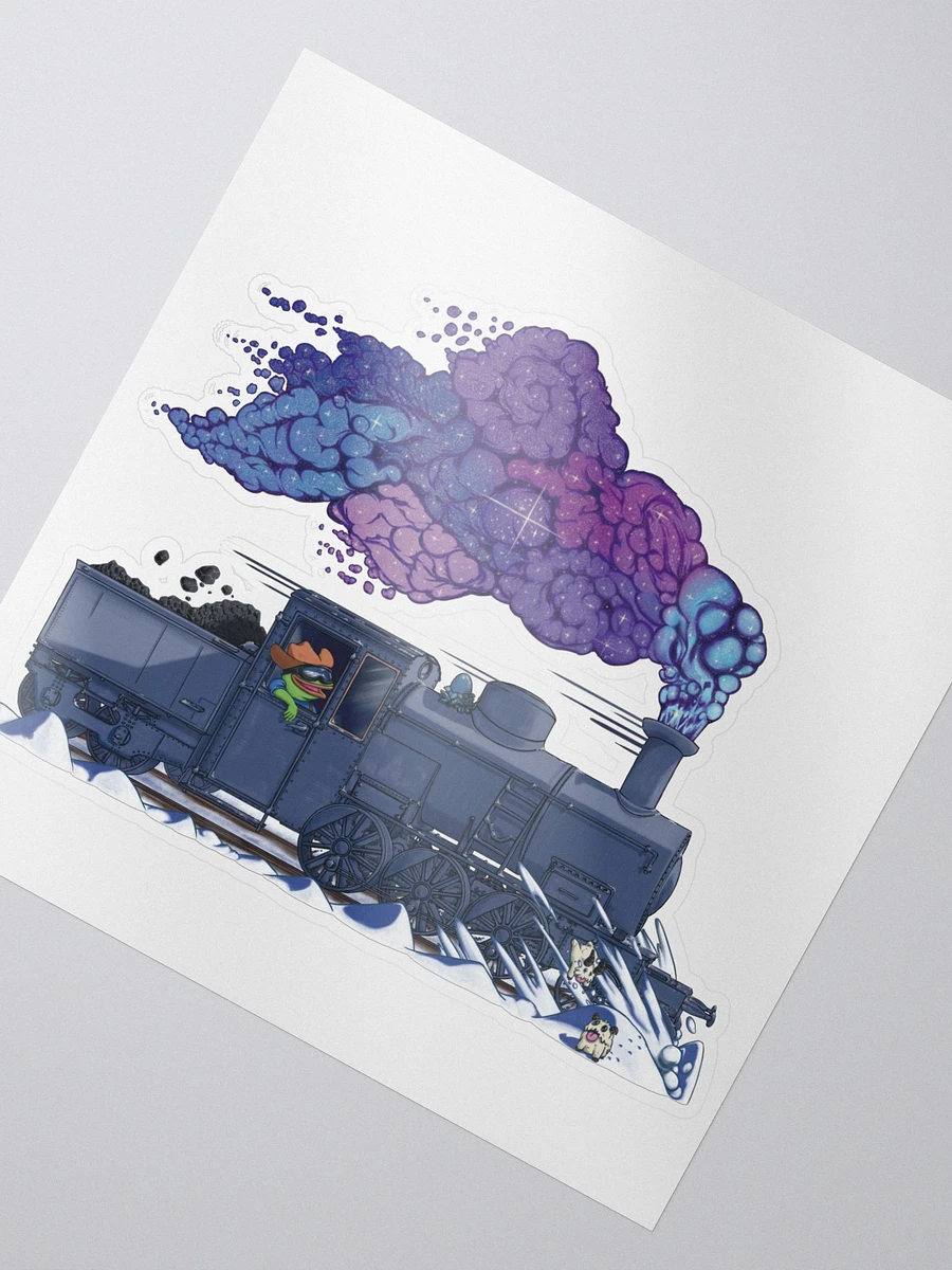 Snowy Train - Kiss Cut Sticker (EU/US) product image (2)