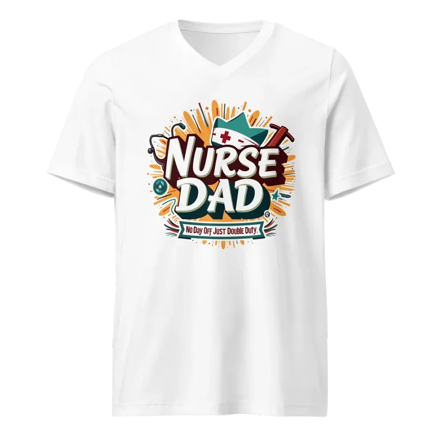 Nurse Dad Double Duty V-Neck Tee product image (1)