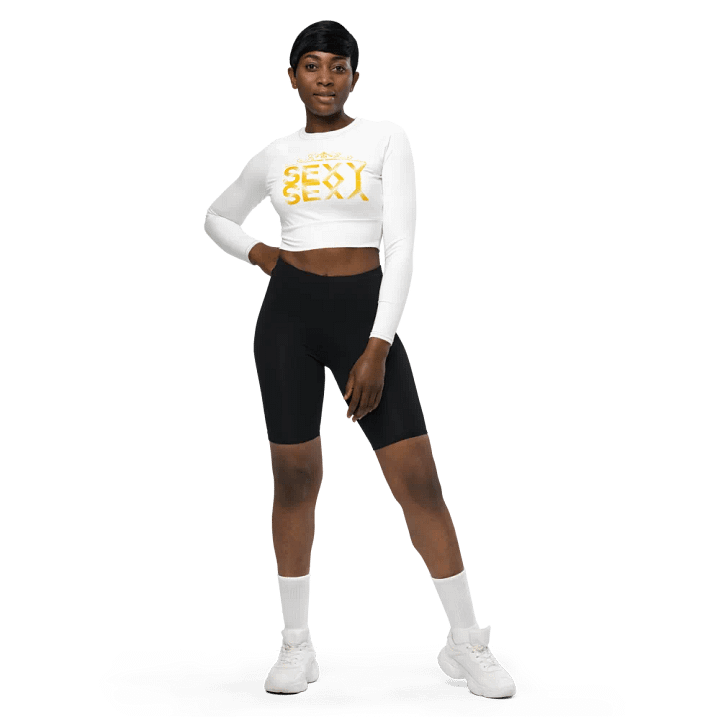 Sexy Long Sleeve Crop Top product image (1)