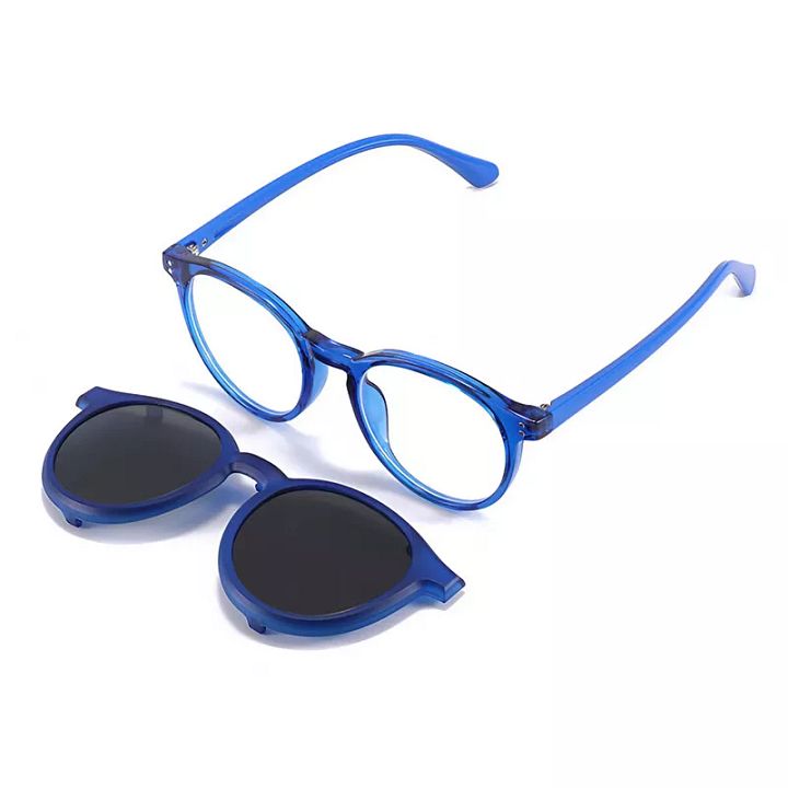 Flexible Girl Boy Eyeglass Frame Glasses Eyewear Rx + Polarized sunglasses lens product image (2)