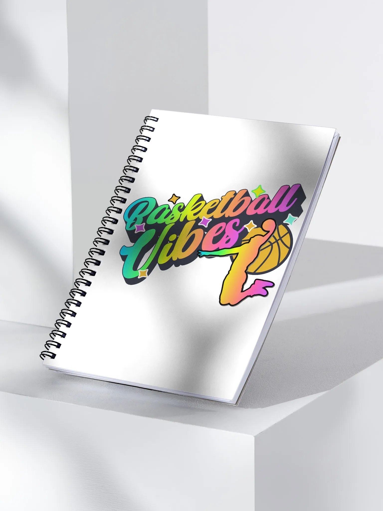 Basketball Vibes Spiral Notebook product image (2)