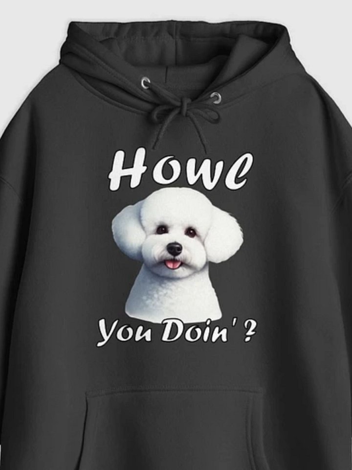 Howl You Doin'? Dog Illustrated Pullover Hoodie (Front Only) product image (1)