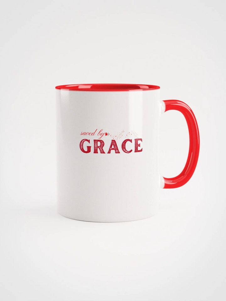 Saved By Grace, Christian Faith Ceramic Mug product image (1)