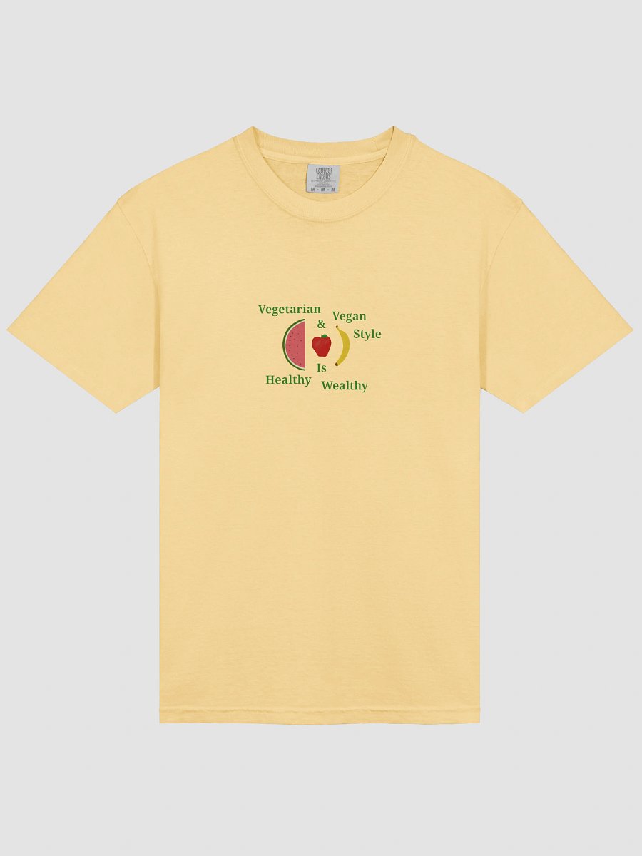 Healthy Wealthy Vegetarian T-Shirt product image (3)