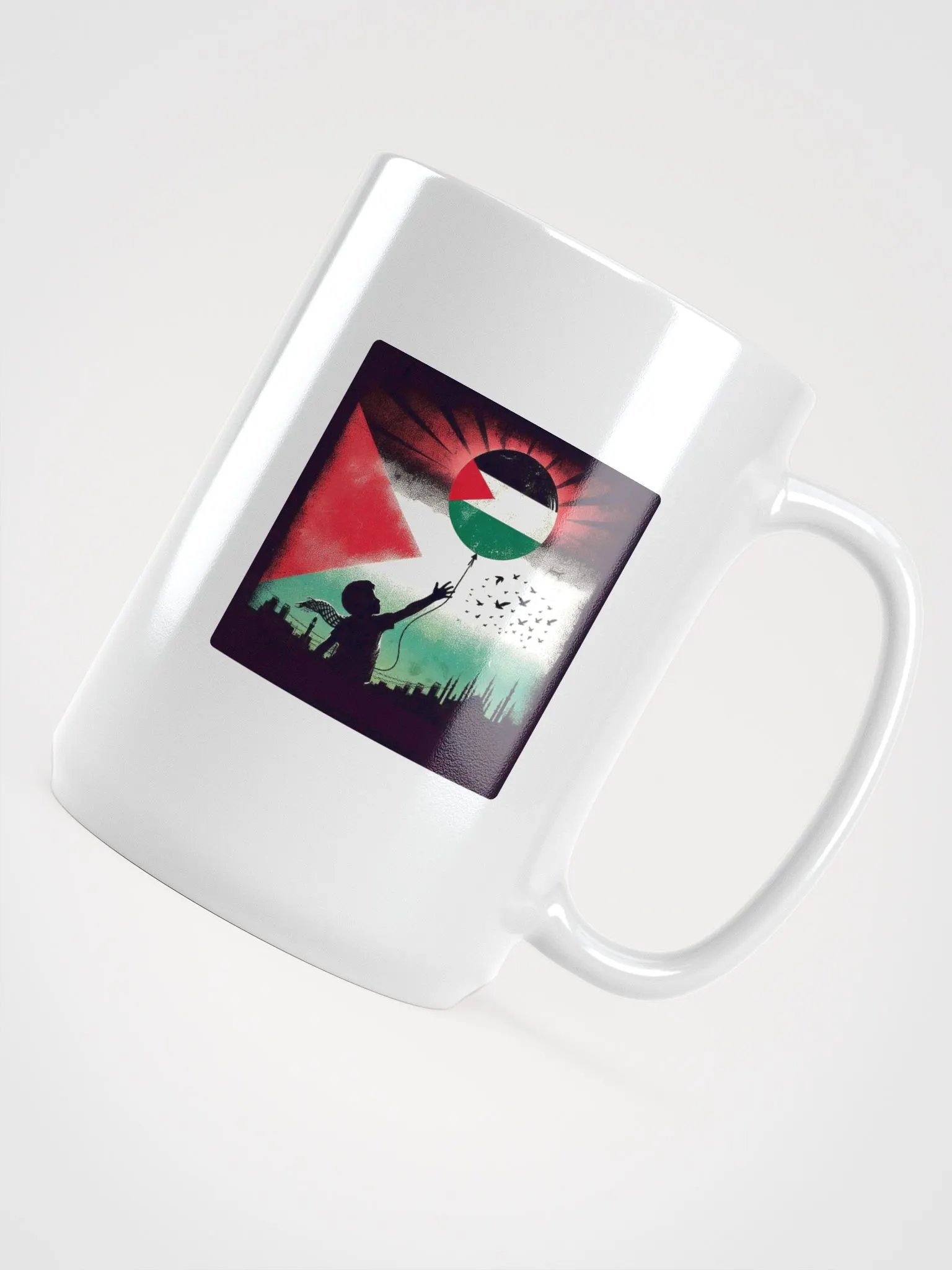 Sunrise of Hope Mug | free palestina product image (4)
