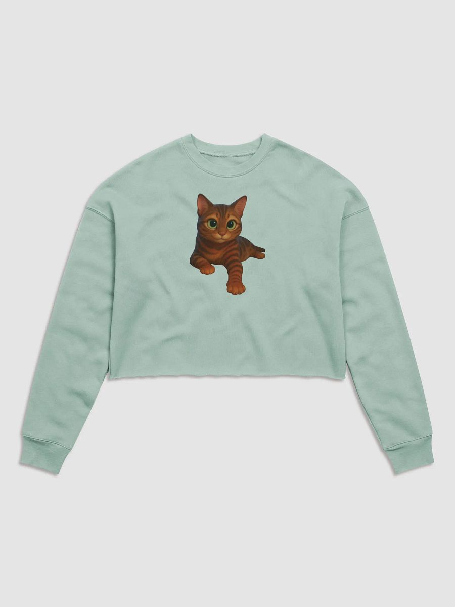 Dior'Cat - Women's Fleece Crop Sweatshirt product image (1)