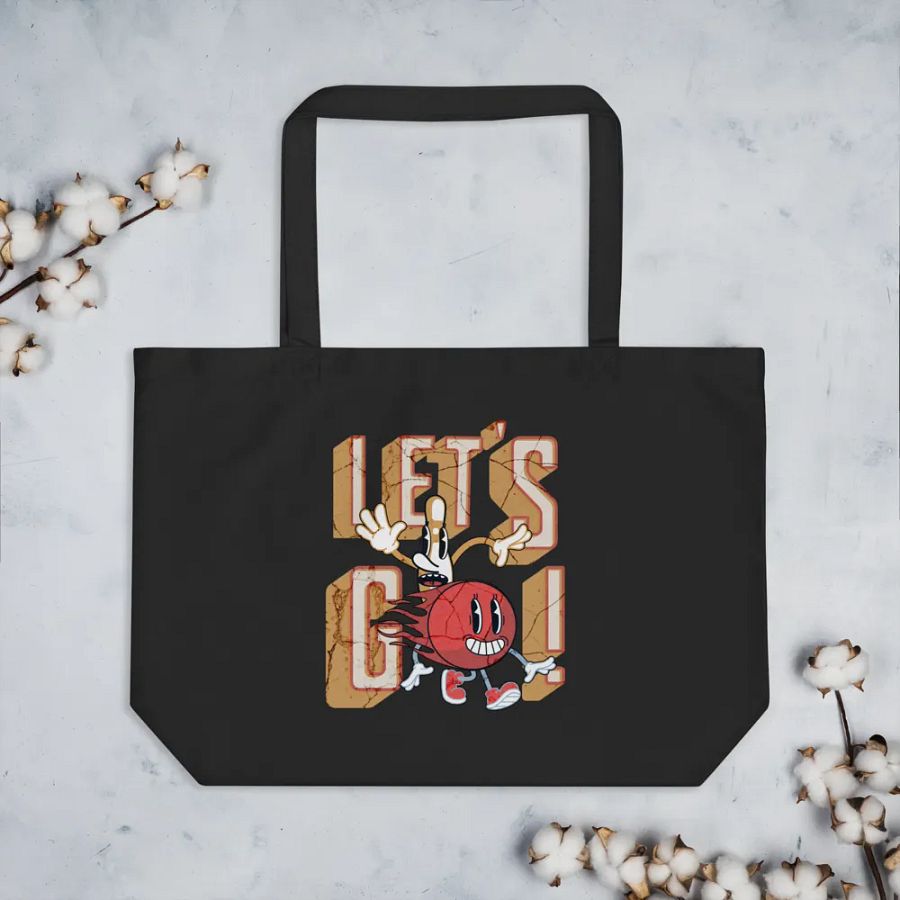 Lets Go Mascot Bowling Eco-Friendly Tote Bag product image (3)