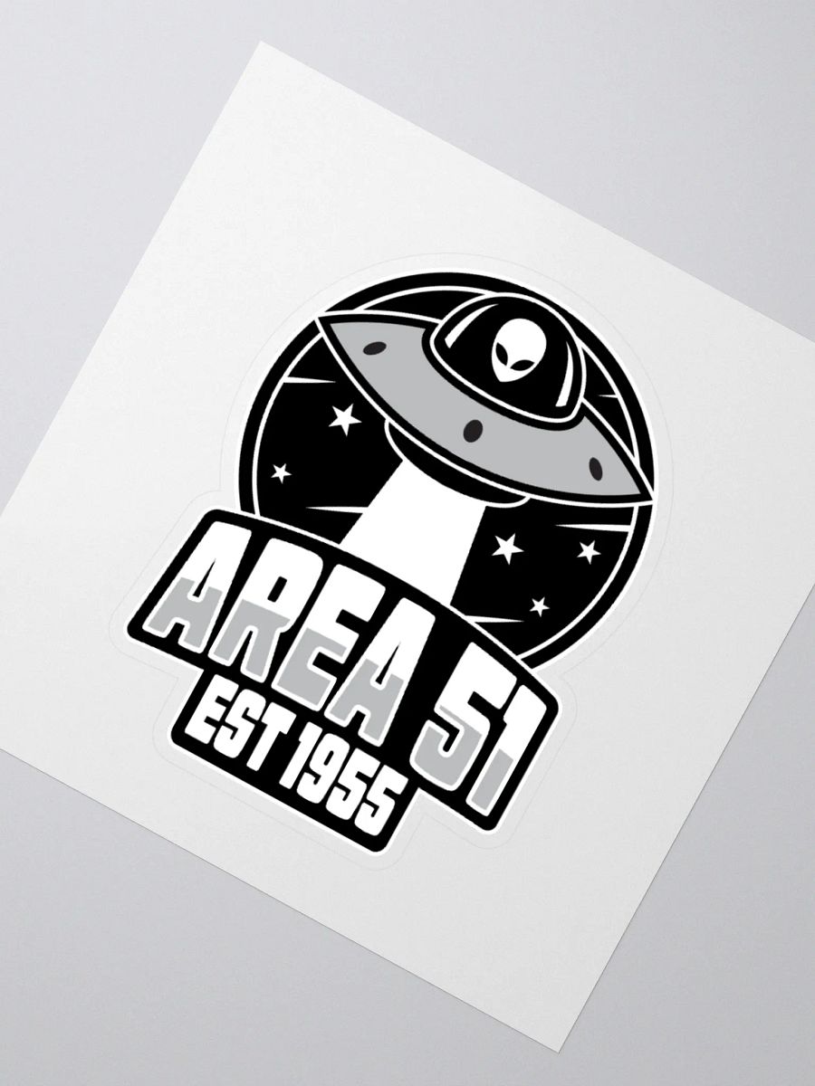 Area 51 Retro UFO Sticker product image (4)