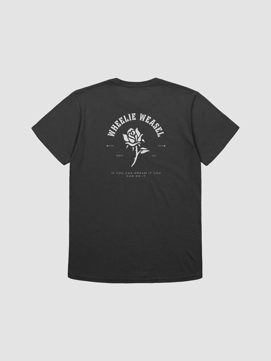 Rose Stencil Wheelie Weasel T-Shirt product image (2)