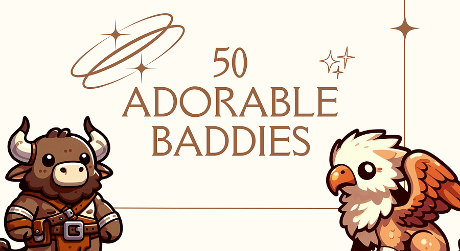 Menacing Monsters | 50 D&D Themed Emojis for Discord & Twitch product image (2)
