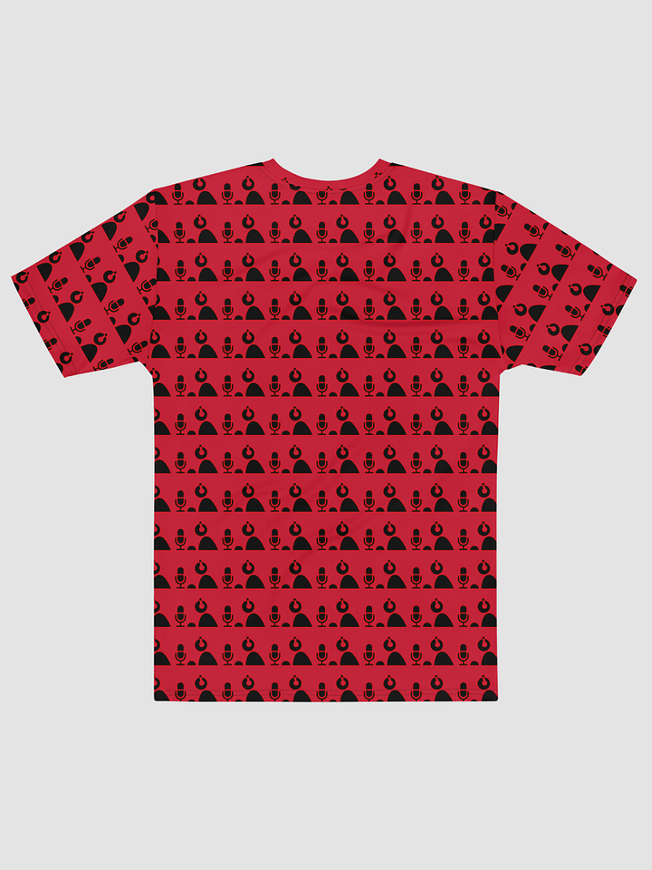 Echoplex Logo All-Over Print Crew Neck T-Shirt (Red/Black) product image (2)