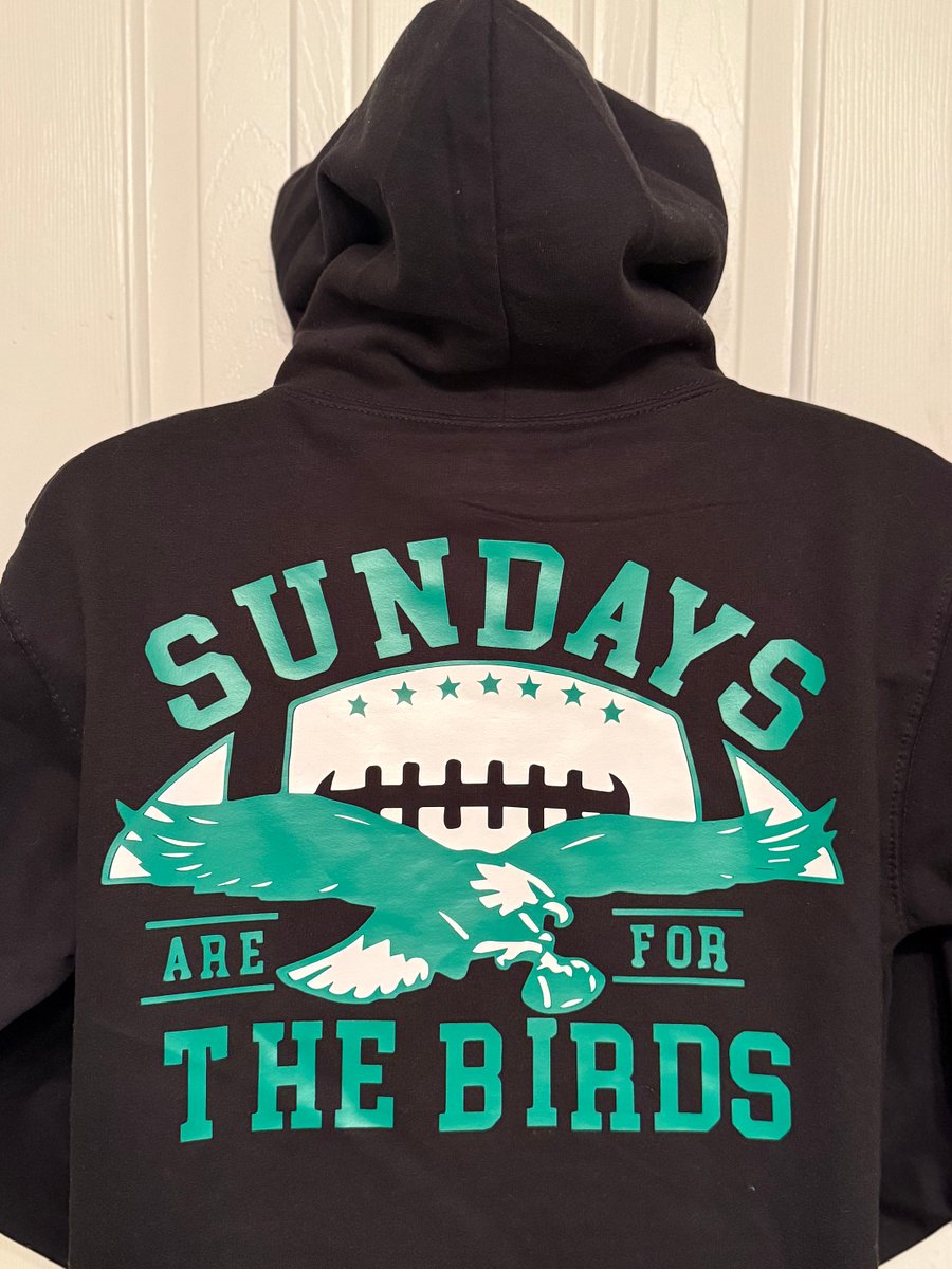 Sundays Are For The Birds - Eagle Two-sided Hoodie with Satin in Hood product image (1)
