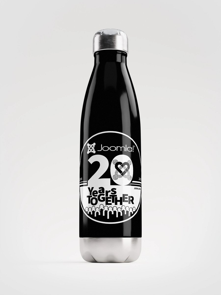 Joomla! 20th Anniversary Edition<br /> — Stainless Steel Water Bottle — product image (1)