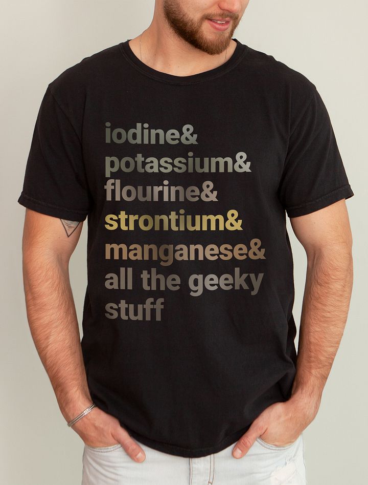 Reef Aquarium Trace Elements | T-Shirt for Saltwater and Coral Reef Aquarium Hobbyists product image (1)