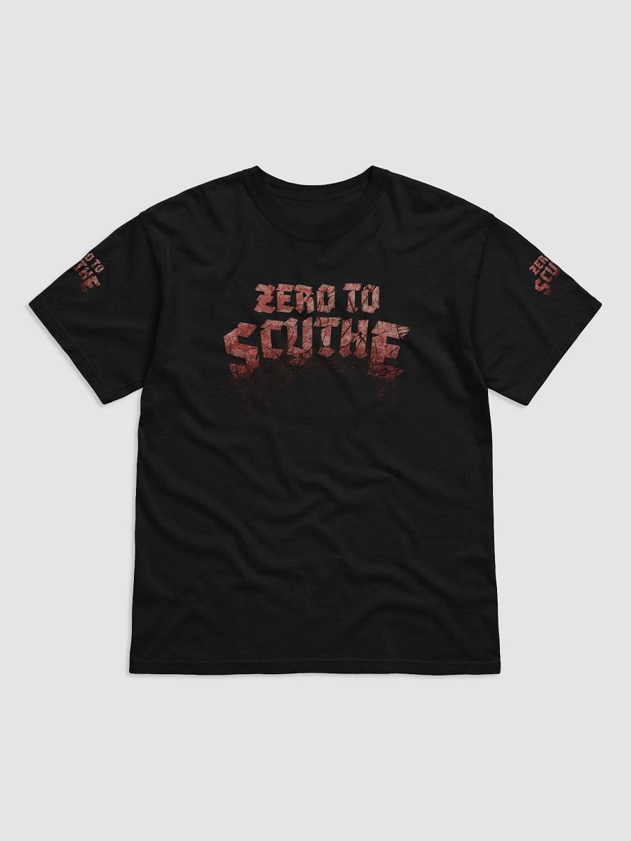 Zero To Scythe T-shirt Full Text product image (1)
