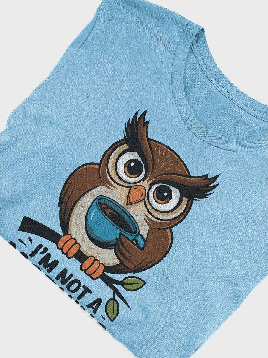 Whimsical Owl Morning Person T-Shirt product image (6)